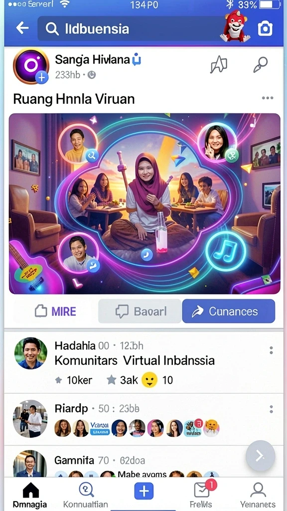 duit8 - Fitur sosial yang memungkinkan Anda bermain bersama teman.