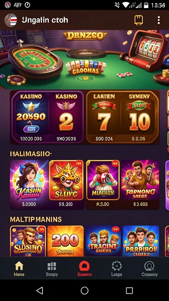 ganas33 - Tampilan antarmuka yang modern dan menarik.