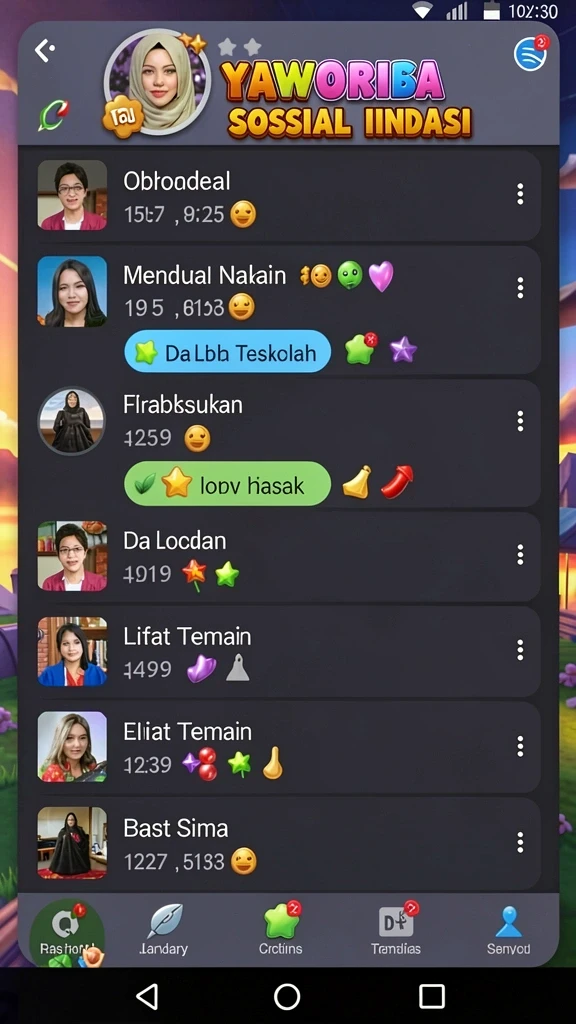 peniti4d - Fitur sosial yang memungkinkan interaksi antar pemain.