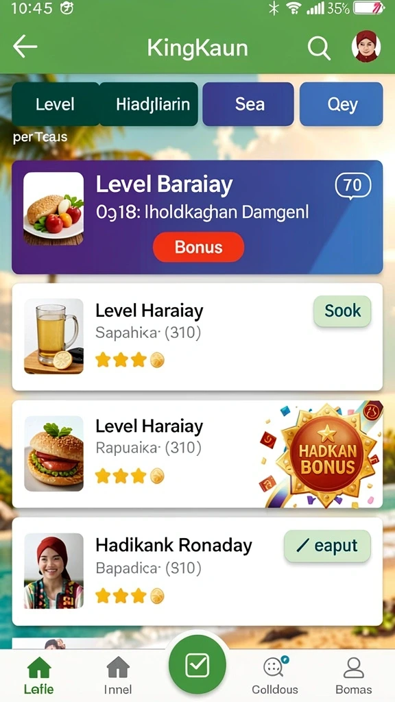 rajawali55 - Tampilan antarmuka yang user-friendly.